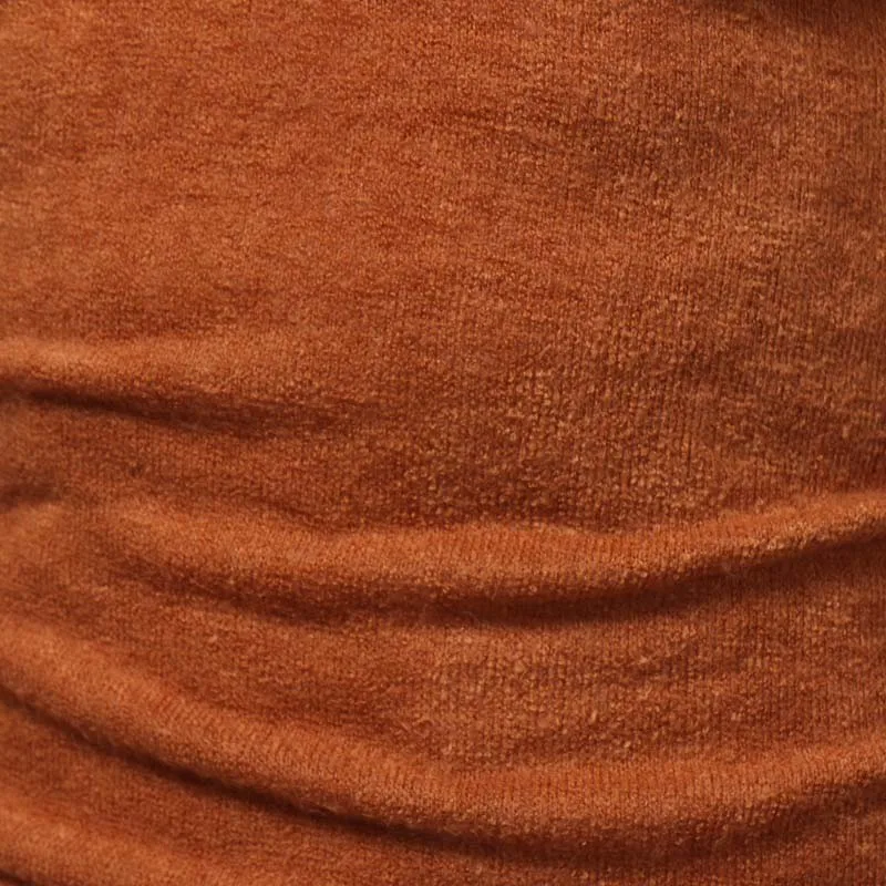 ENV Для мужчин ST Новинка 2017 года; стильное платье пуговицами на плече Для мужчин свитера просто О-образным вырезом Slim Fit Досуг пуловер Для