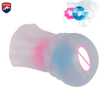MLSice Crystal Clear Portable Pussy Sucking Virgin with Ring Sex Toys for Men Masturbatings Male Masturbator Real Vaginal For