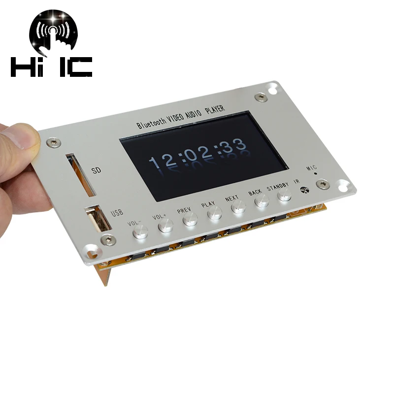 ЖК дисплей MP3 APE Плата декодера стандарта Bluetooth аудио приемник MP5 HD видео
