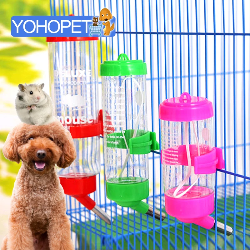 

new Small pet Rabbit Totoro water bottle Guinea Pig Syrian Hamsters Automatic Drinking Fountain For puppy Dog Water Dispenser