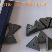 10 шт. вставки из карбида цемента TPKN 1603 pdtr LT30 лезвия с ЧПУ Токарный Инструмент специальную сталь/чугун