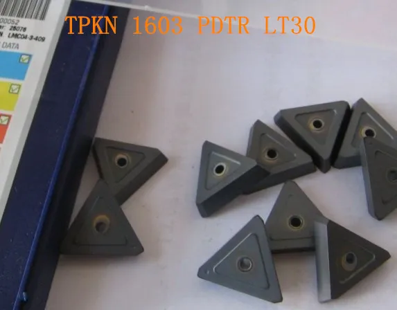 10 шт. твердосплавные вставки TPKN 1603 PDTR LT30 токарный станок с ЧПУ специальная