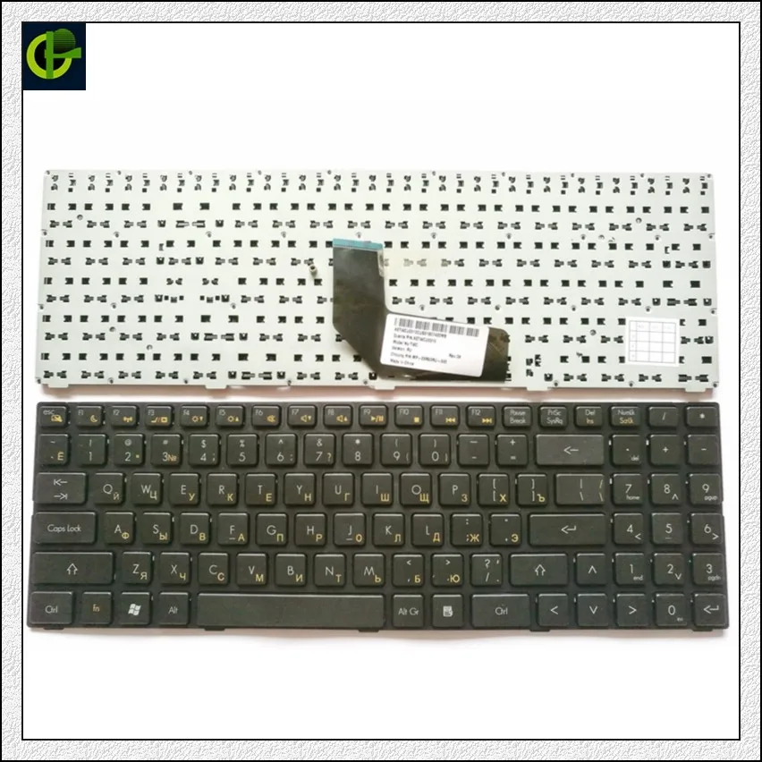 Russian Keyboard for DNS twc-n13p-gs 0165295 0155959 0158645 MP-09R63RU-920 AETWCU0010 RU Black key