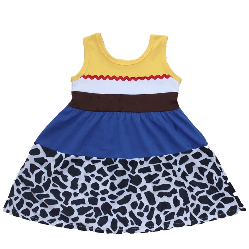 Girls Jesse font b Summer b font font b Dress b font Princess Blue Donald Duck
