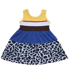 Girls Jesse font b Summer b font font b Dress b font Princess Blue Donald Duck