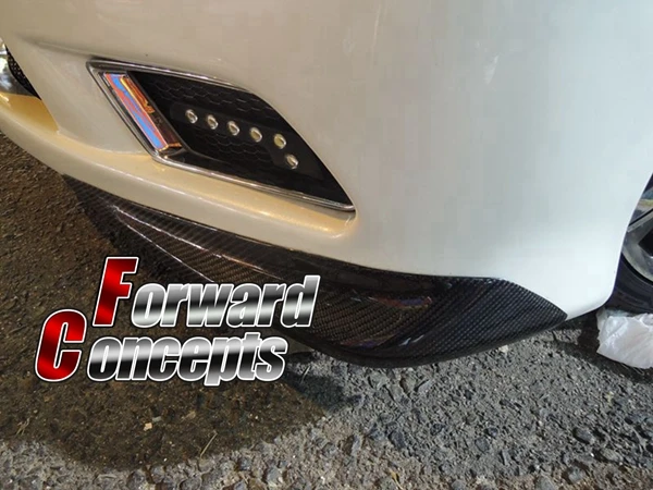 

FOR CARBON FIBER 2004-2007 MARK X REIZ FRONT BUMPER LIP CANARDS SPLITTERS