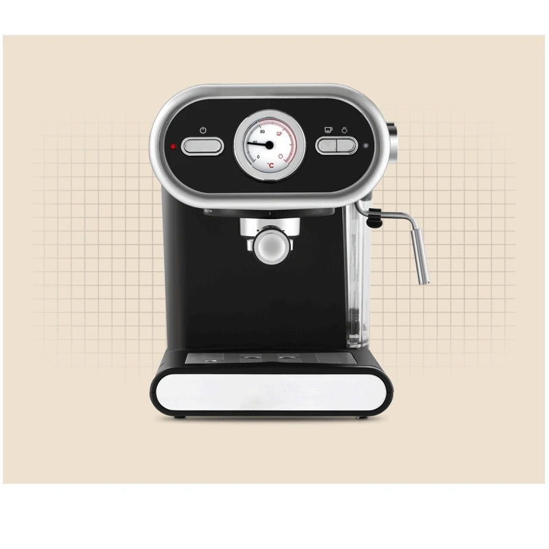 Espresso Coffee Machine Semi-automatic Coffee Maker Cappuccino Moka Milk Frother Foamer High-pressure 20BAR