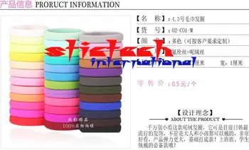 

by ems or dhl 5000pcs Fashion Black/Mix Color Cheap Elastic Hair Ties Rubber Rope Headwear for girls Hair Accessories Wholesale