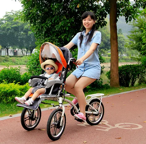 Maternal and infant car filial mother and child car font b double b font tricycle folding