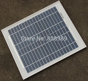

BUHESHUI 10W 18V Polycrystalline silicon Solar Panel Used For 12V photovoltaic Power Home Diy Solar System Free Shipping