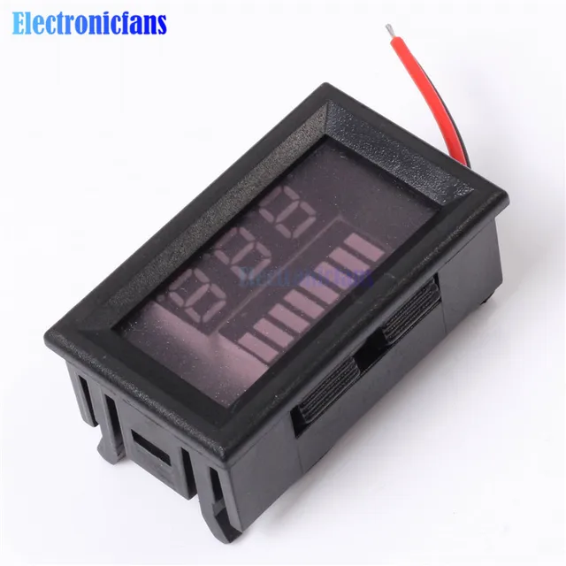 6V/12V/36V/48V Red LED Lead acid Battery Indicator Battery Capacity