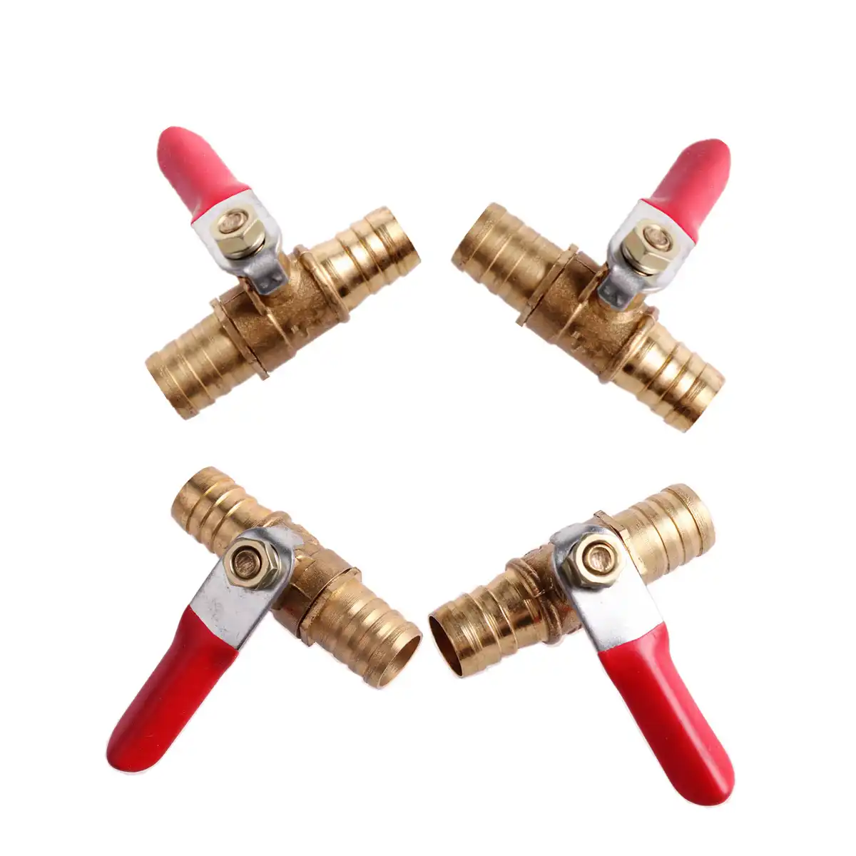 1/4 Hose Barb 6mm 10mm Hose Barb Inline Brass Water Oil Air Gas Fuel