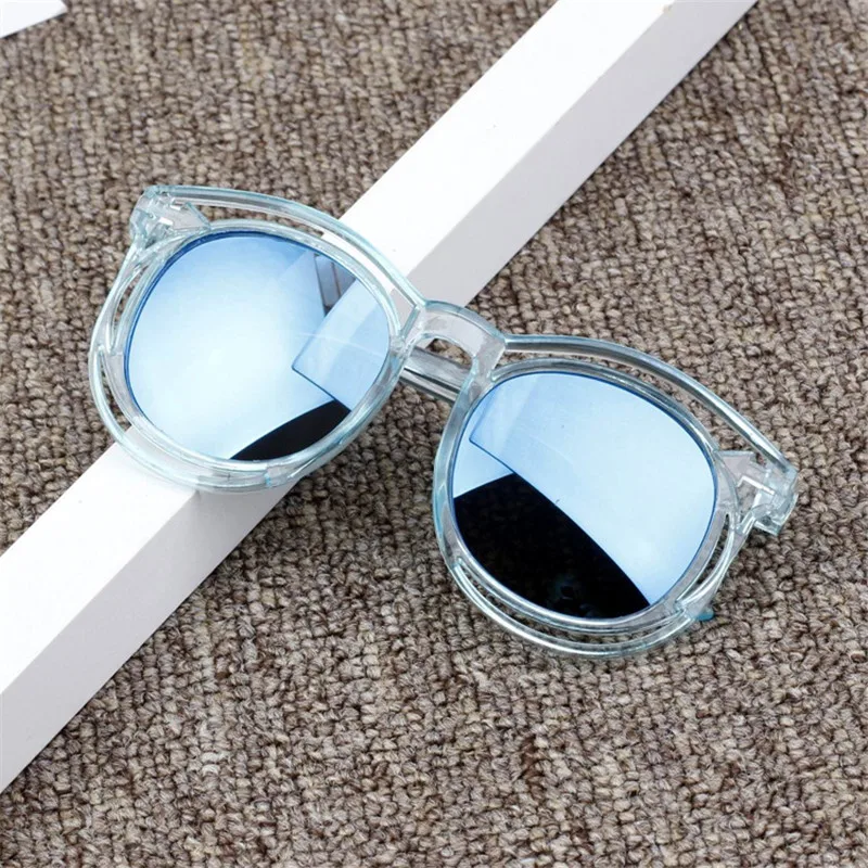 Fashion Kids Baby Girls Boys Summer Sunglasses Solid Frame Goggles Toddler Kid Novelty Toys Accessories Eyeglasses Outwear - Цвет: A