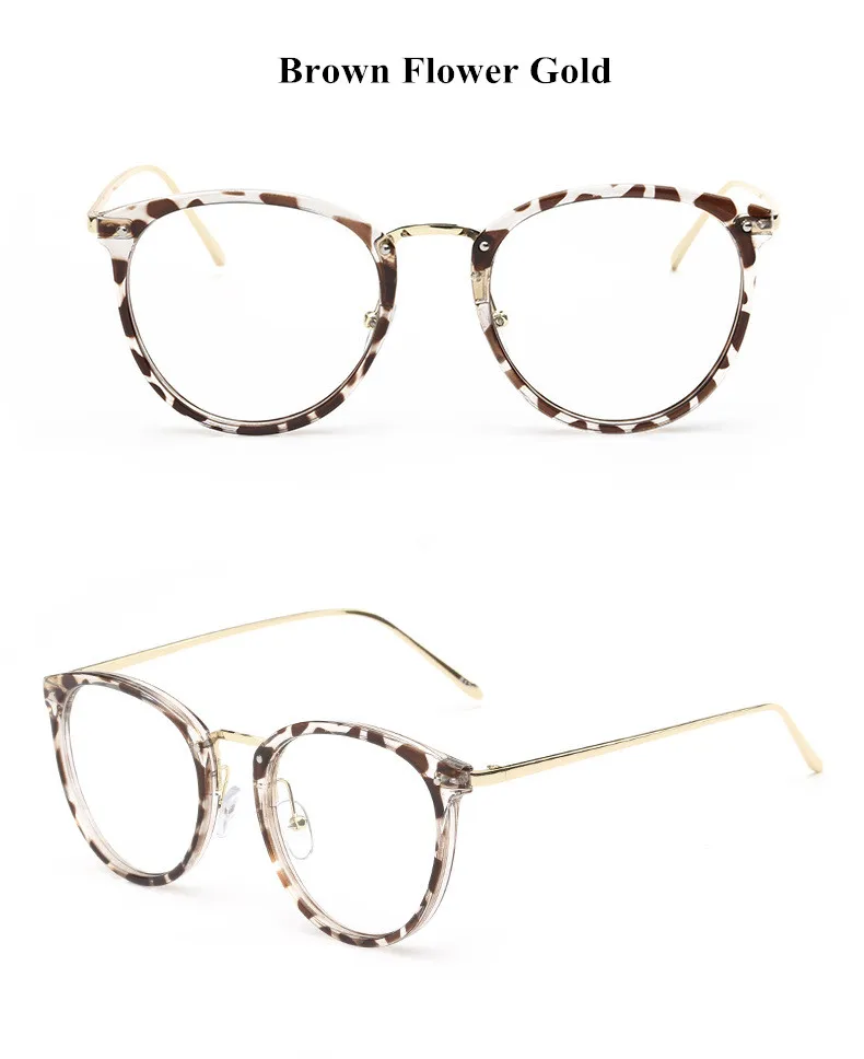 VWKTUUN новейшие очки для глаз кошки рамка винтажные очки женские оправа для мужских очков оправа для очков Oculos Femininos - Цвет оправы: color 8