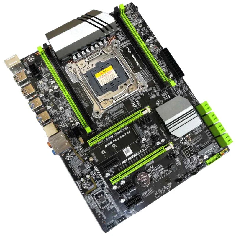 X99 LGA2011 3 материнская плата для Intel I7 E5 4 канальный DDR4 2133/2400/2800 32G RAM NVME SSD M.2 SATA2.0 USB3.0