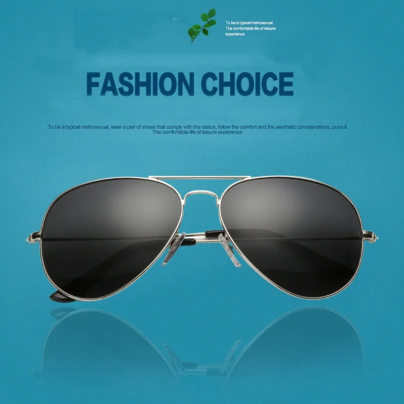 Retro Good Quality Sunglasses Polarized hot rays lens uv400 Pilot Sun