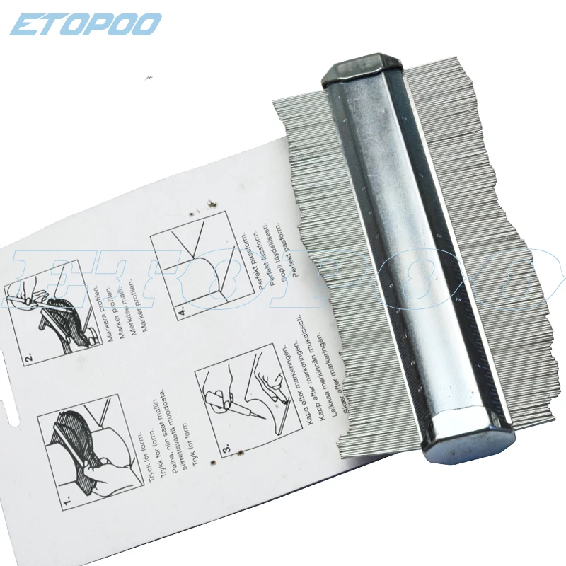 

Metal Contour Gauge 125mm 150mm Profile Tiling Laminate Tiles Carpet Radian gauge Duplicator Gauges Contour Gauge Duplicator