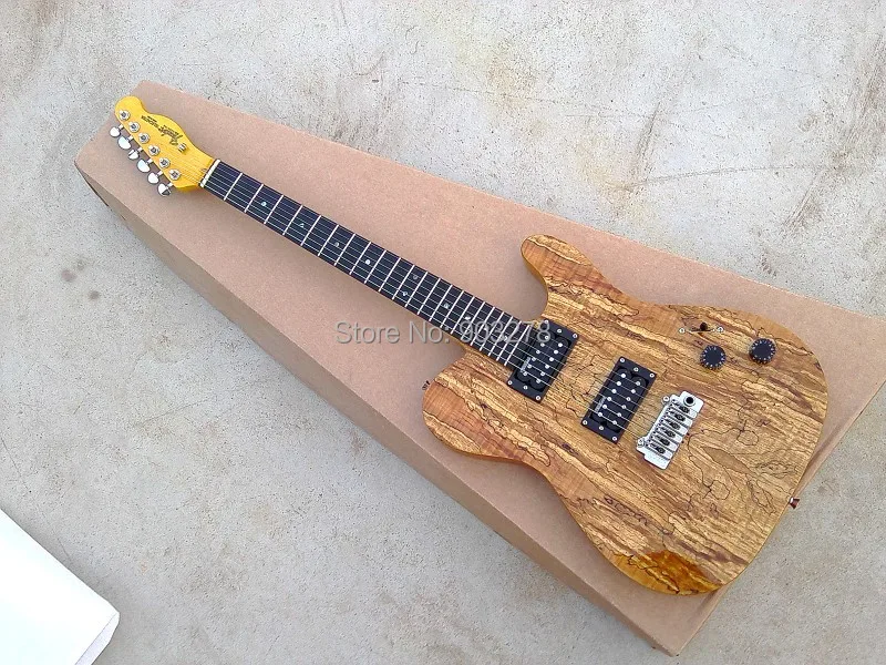 

handmade TL electric guitar with WILKINSON bridge, Koa top, P-90 pickup