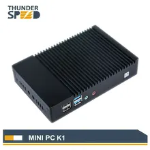 Newest 12v Quad Core Mini PC Windows 10 Fanless Linux Ubuntu Win7 OS 2G RAM 32G SSD PXE Boot Vmware Citrix VGA HDMI Hot Sale