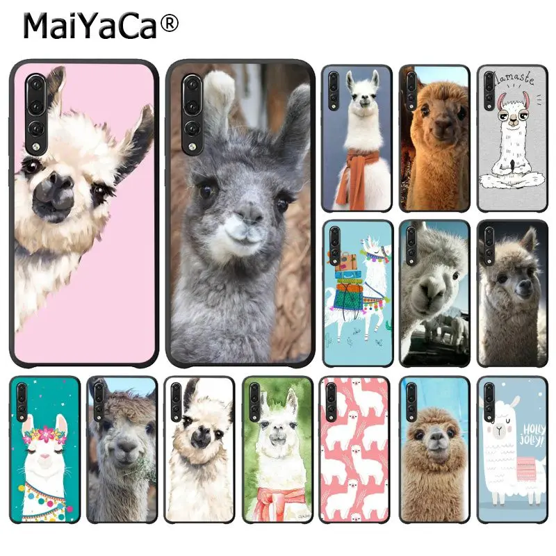 

MaiYaCa Cute Animal Alpaca lama Llama Phone Case for Huawei P10 P20 LIte Mate20 Mate10 Lite P20Pro Honor10 9Lite Honor8X