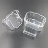 6 Pcs Cage Parrot Cage Special Transparent Water Splash Plugin Box Bird Water Feeder Bowl Plastic Birds Finches Pigeon Supplies