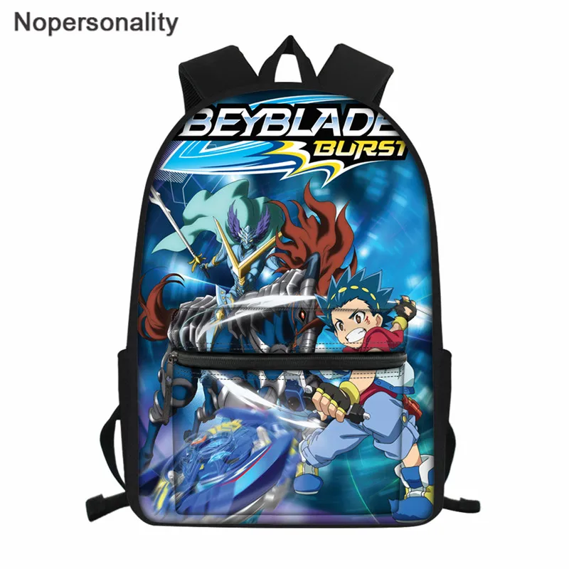 Nopersonality Cartoon Beyblade Burst Print School Bag for Teen Boys Anime Children Book Bag Large Capacity Men Travel Backpack - Цвет: Z4188Z58