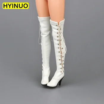 

1:6 Scale Sexy Female High Tube Strap Women's Boots Women Model Figure Fit For 12" Body Action Figures Doll Accessories