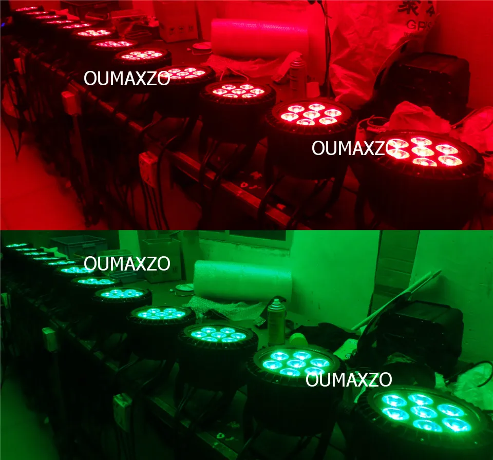 Conduziu a Luz do Palco Rgbaw plus uv Rgbwa plus uv w ao ar 6in1 6 Pçs e lote Slimpro 7 18 Livre Par 64 à Prova d' Água Luz Par 6in1 7 12 w à Prova d' Água 17 RGBAW + UV À Prova D' Água