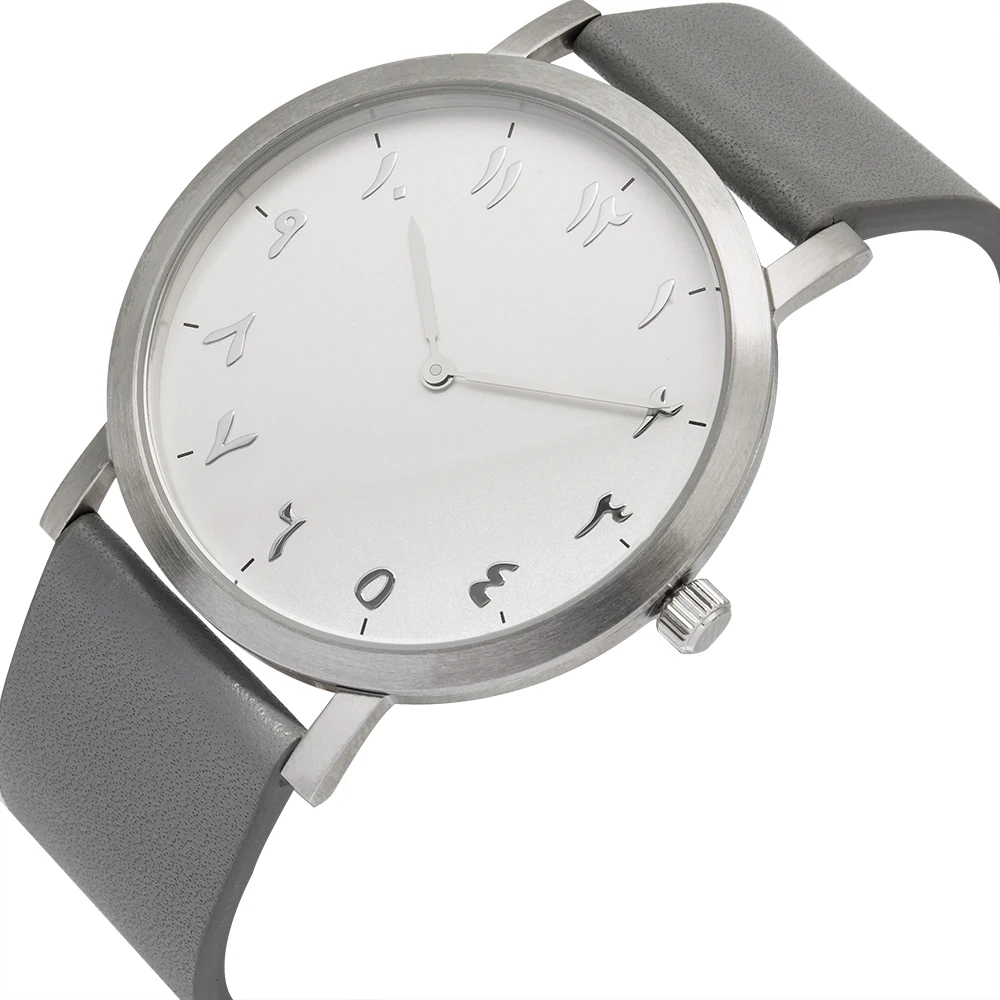 

Luxury Unisex Arabic Numerals Watches Top Quality Full Stainless Steel Material Arabian Hours