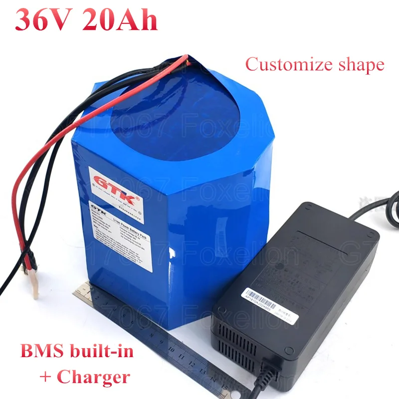 Е-байка 36В 20Ah 36 вольт Батарея v 1000W E-велосипед литий-ионный аккумулятор для