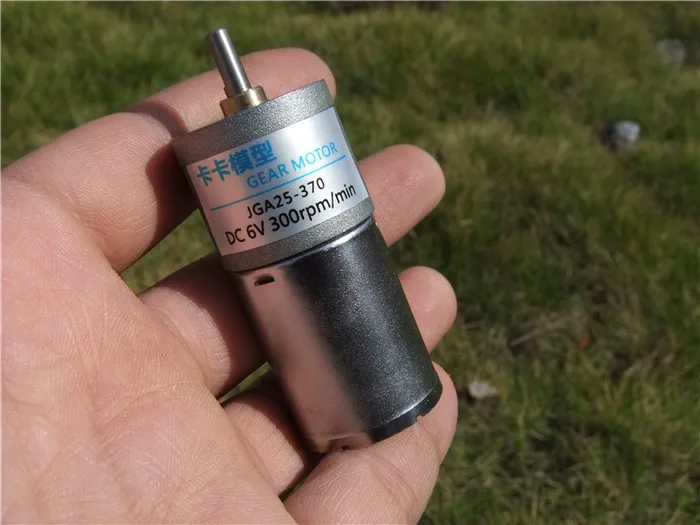 

1pcs JGA25-370 Gear Motor 6v DC de Baixa rpm Robo Micro 6 v Motor de Alto Torque de 6 v DC Robo Reducter