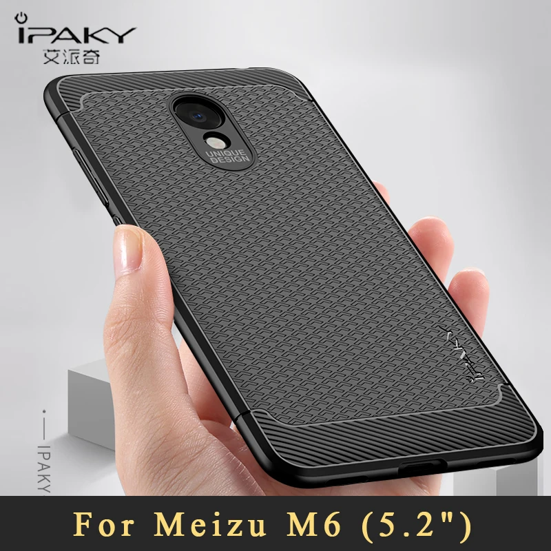 IPaky чехол для Meizu M6 роскошный противоударный Coque Note силиконовый нескользящий