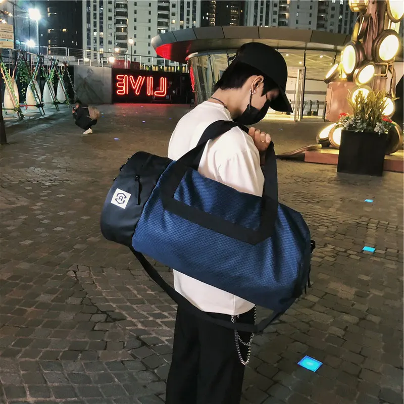 

Travel Bags Hand Luggage For Women Men Black & Grey Traval Bags Duffle Sports Gym Bolsas Big Weekend Bag Carry on Luggage