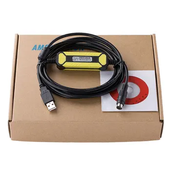 

2017updated Version USBACAB230 Delta PLC Programming Cable USB TO RS232 Adapter For USB-DVP ES EX EH EC SE SV SS Series Cable