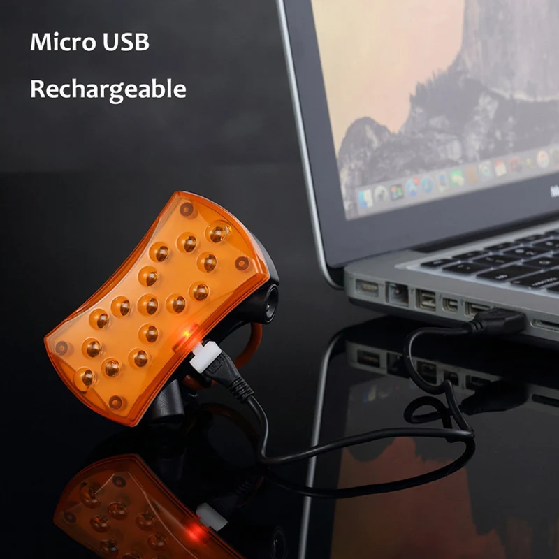 Велосипедный задний светильник SAVA usb водонепроницаемый светодиодный фонарь с