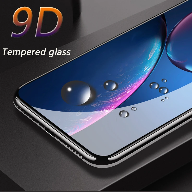 Защитное стекло Rovtop 9D для IPhone 6 S 7 8 Plus Защита экрана X XS XR Max 9 H закаленное на