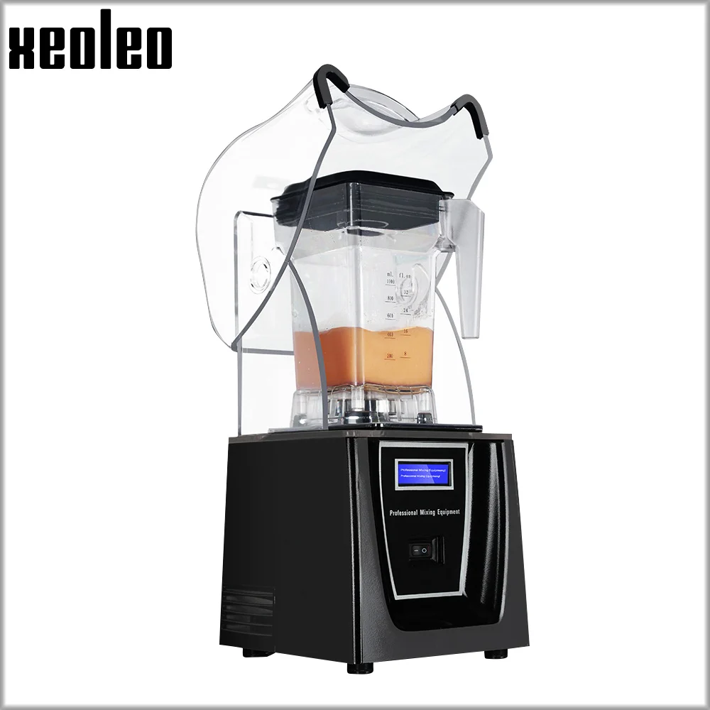 Xeoleo Commercial High performance blender Sound insulation 1800W Food mixer 2L Heavy duty Blender BPA Free Mute Smoothie maker