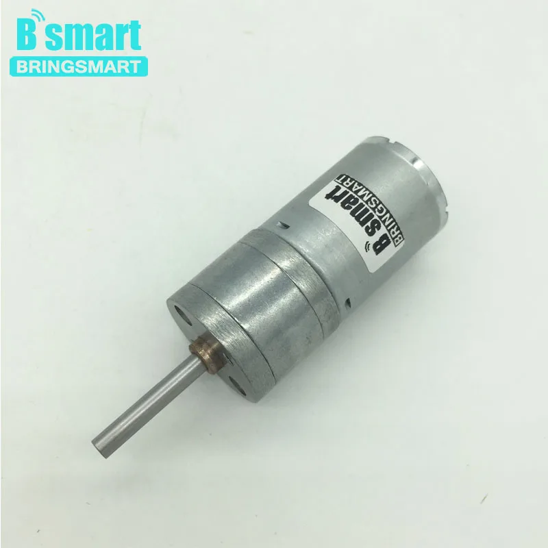 

Bringsmart 25GA370 DC Motor 12V Gear Motor Extension Shaft 25MM Geared Motor 6V Slow Speed gear motor Reduction Gearbox Engine