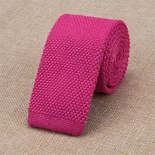 HH-303 красный тонкий Gravata высокого качества женский мужской вязаный галстук бренд Hi-Tie дизайн для праздничный подарок на Рождество