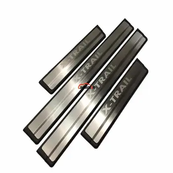 

Car Styling For Nissan Rogue X-Trail T32 Accessories 2015 2017 2019 Stainless Steel Door Sill Scuff Plate Pedal Trim Car Sticker