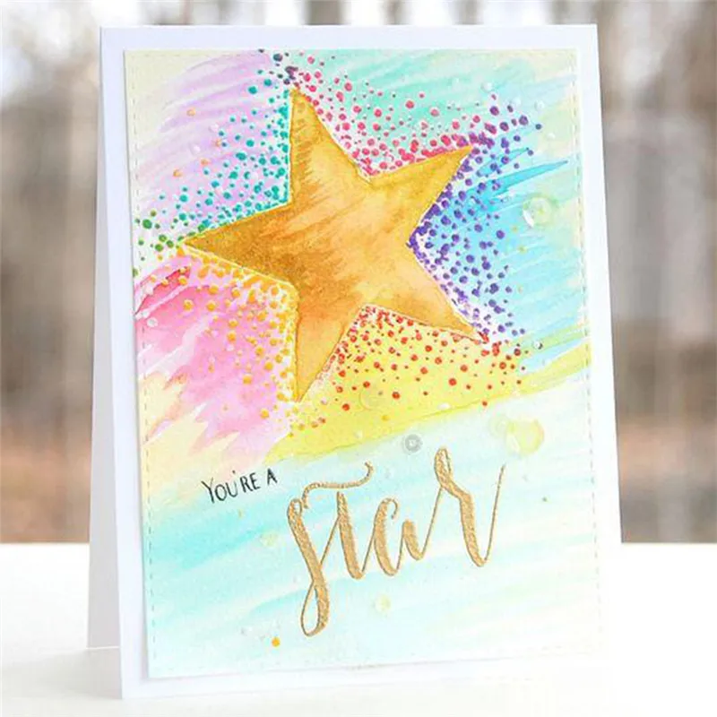 

InLoveArts Star Metal Cutting Dies Frame for DIY Scrapbooking Card Making Album Embossing Crafts Die Cut New Craft
