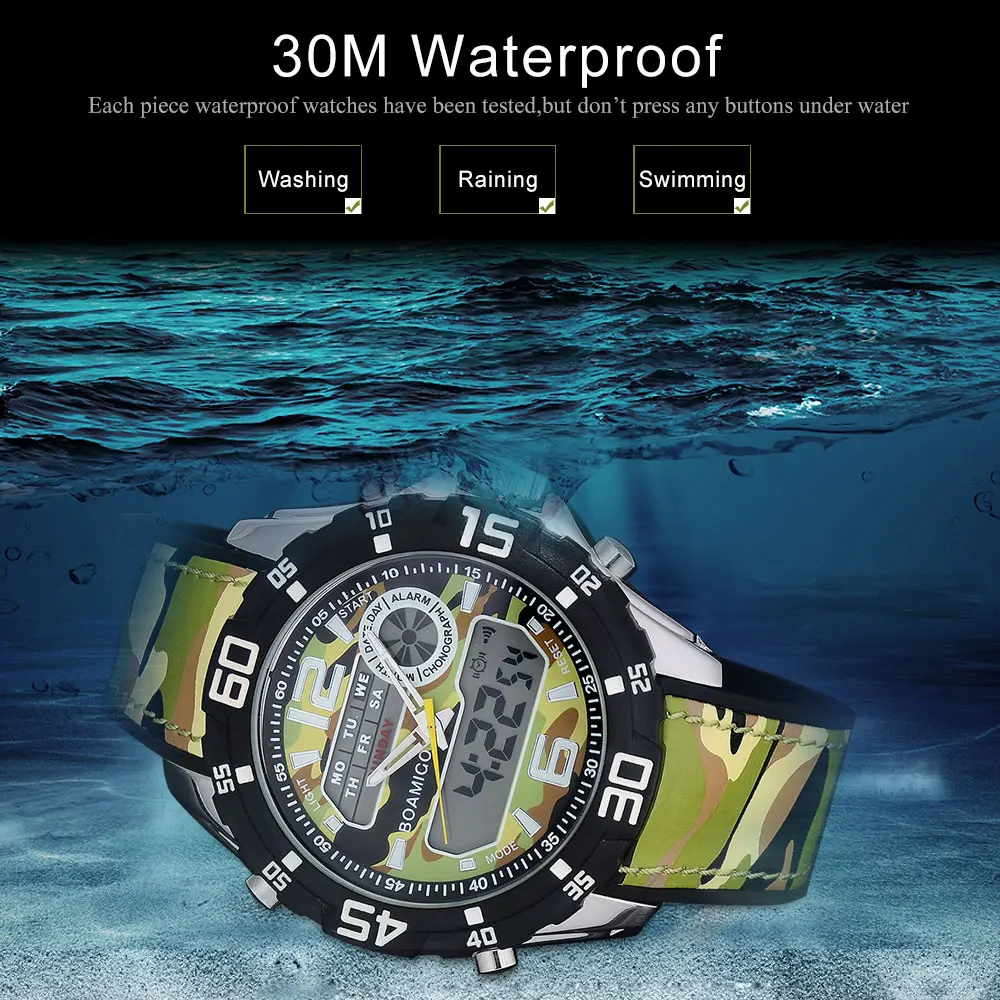 spesifikasi Fashion G Kejutan Pria Olahraga Digital Watch Tahan Air Jam Elektronik Boamigo Mewah Merek Jam Tangan LED Reloj Hombre