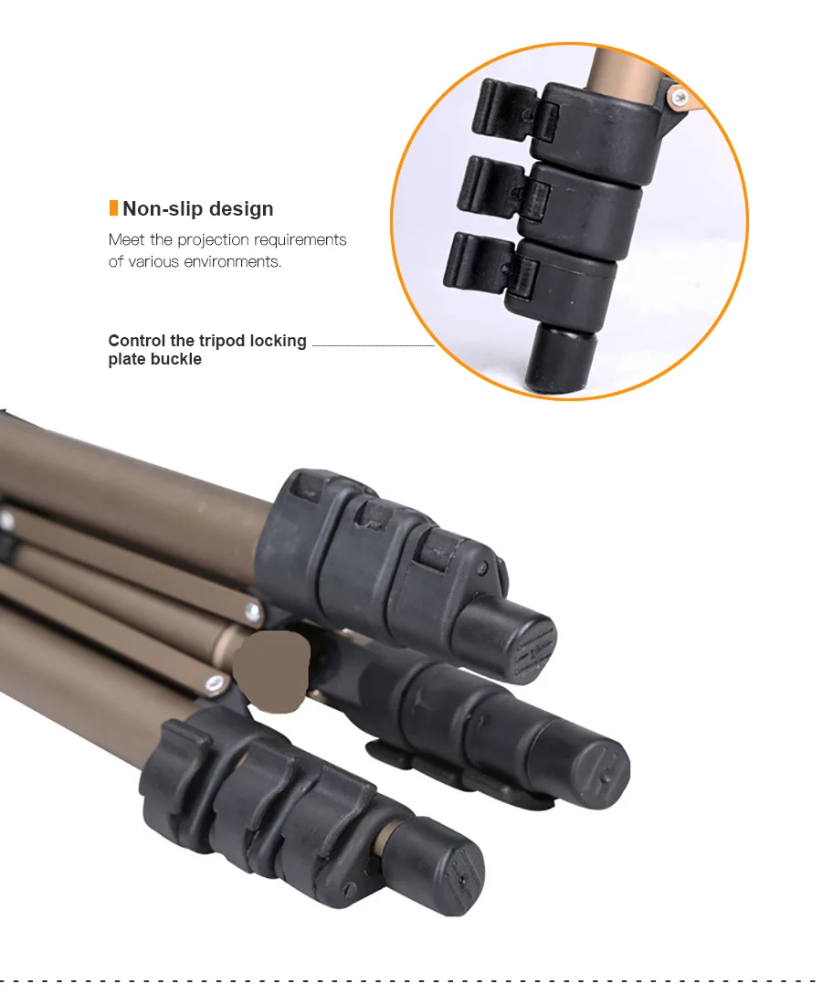 AODIAN AODIN Portable Lightweight Aluminum Alloy Projector Tripod 4 Foot Camera projector bracket Rocker Arm Carry Bag Universal-04