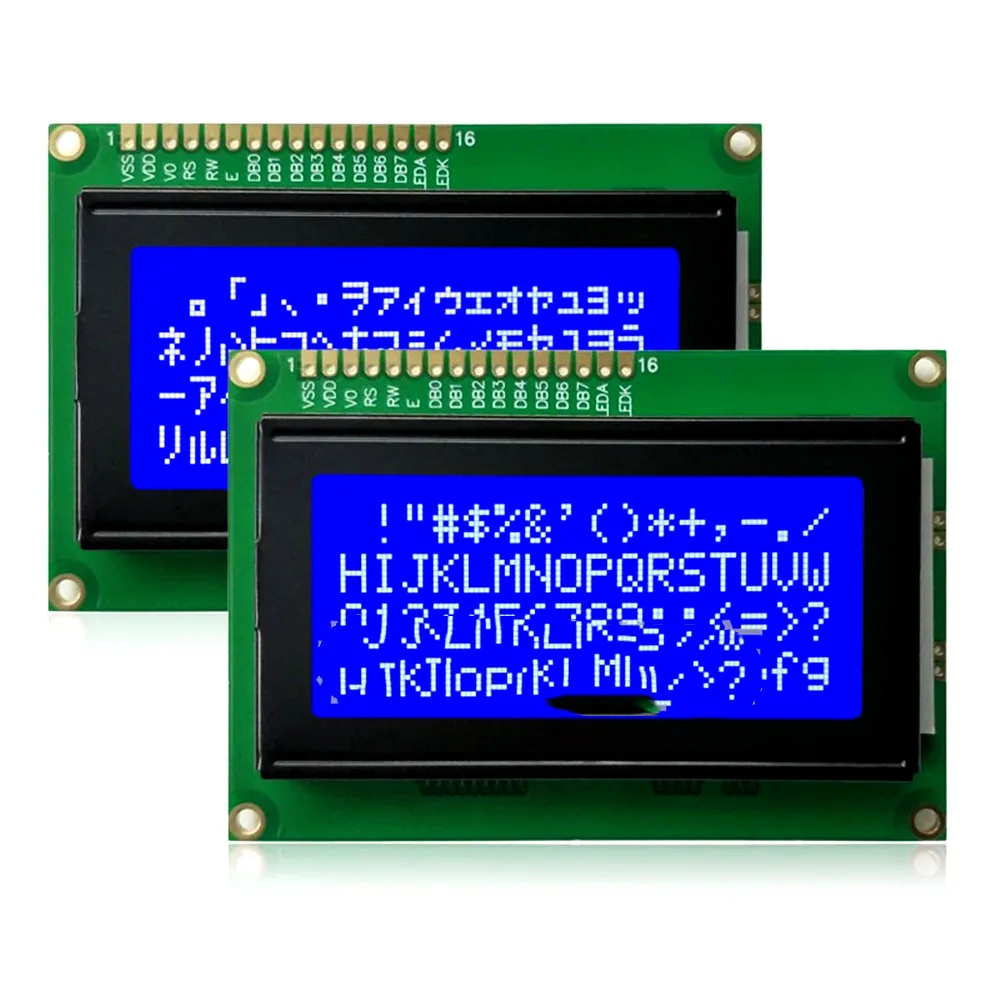 1604A LCD screen 1604A 5V blue screen 1604 LCD character 16X4 module .