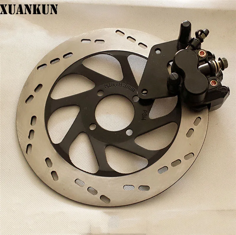 

XUANKUN GS125 GN GT GSX HJ125K Modified Double Piston Disc Brake Under The Pump Disc Brake Disc