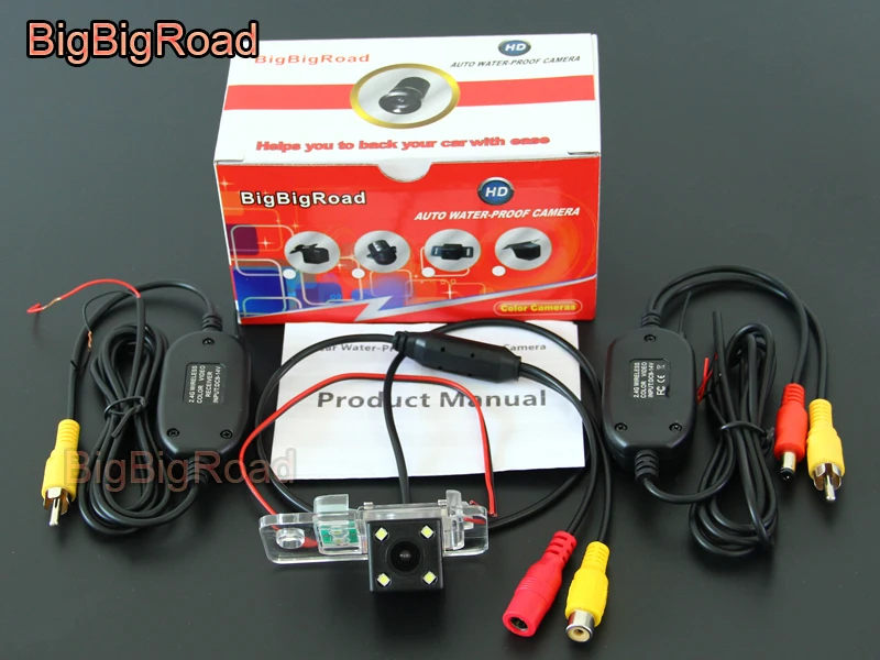 BigBigRoad For Audi S5 S6 S8 RS4 A3 A6L A6 A8 A4 B6 B7 B8 Q7 Car Rear View Reverse Backup Parking Camera Night Vision Waterproof (5)