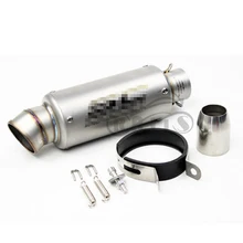 

51mm General Motorcycle modified Laser mark Akrapovic yoshimura toce exhaust muffler for MT09 MT07 R6 R1 z1000 z800