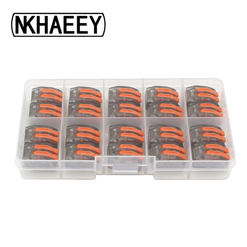 Type 412 20PCS/BOX Electrical Wiring Terminals Household Wire Connectors Fast For Connection Of Wires | Обустройство дома