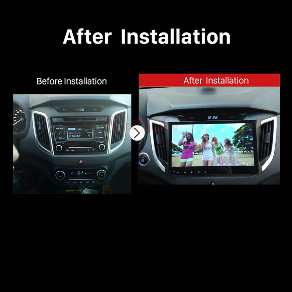 Top KiriNavi Octa Core Android 7.1 Car DVD GPS For Hyundai IX25 Creta Multimedia Android Car Stereo Audio System Bluetooth RDS Wifi 1