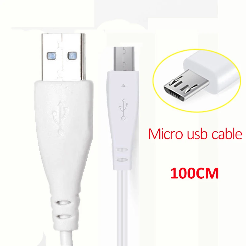 

Micro USB Cable 100CM Adapter Fast Charger Cable For AGM A8 Blackview BV5500 BV5500 Pro for Doogee S40 for Ulefone X2 Cable